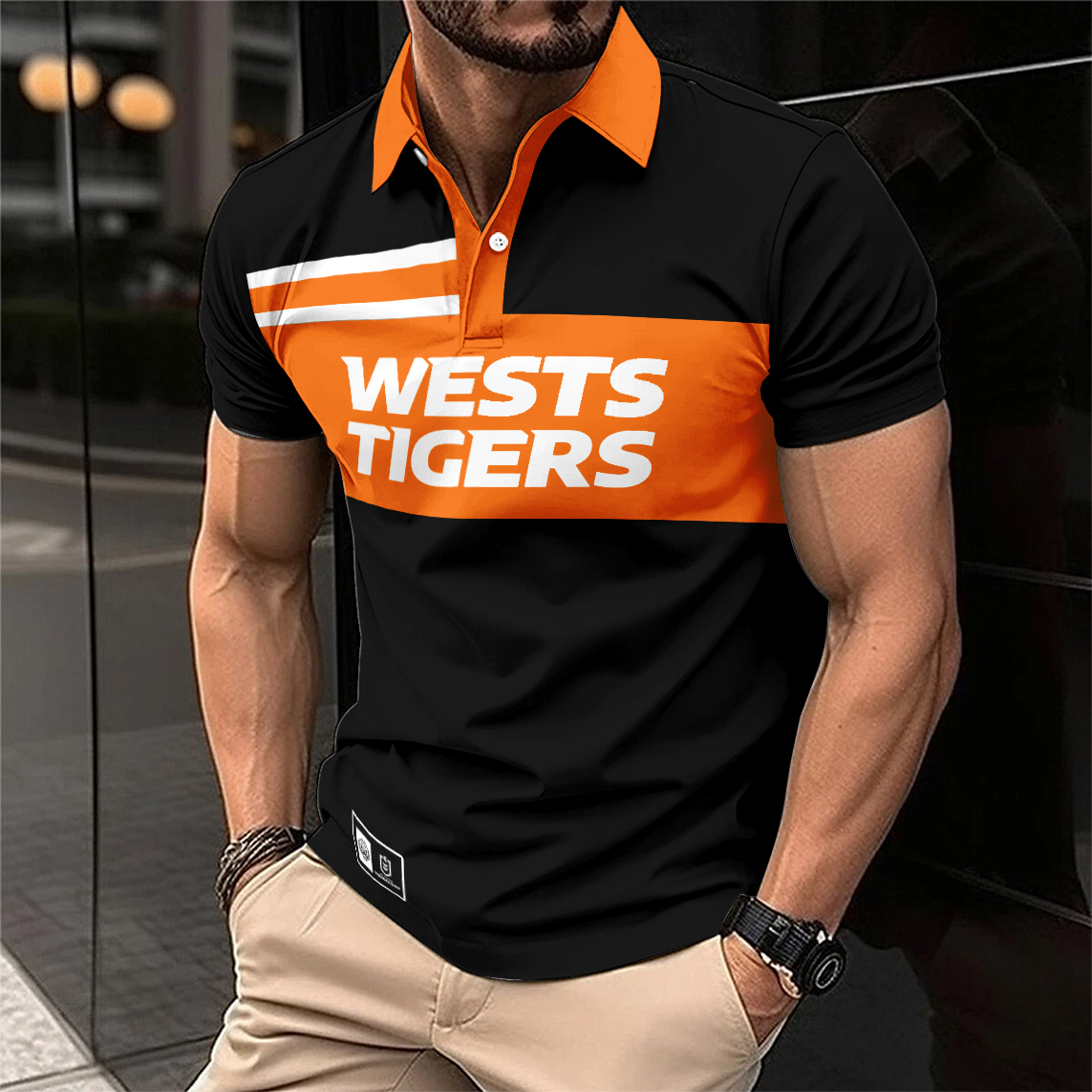 Auspiritmerch Wests Tigers Personalized Polo Shirt Gift For Fans