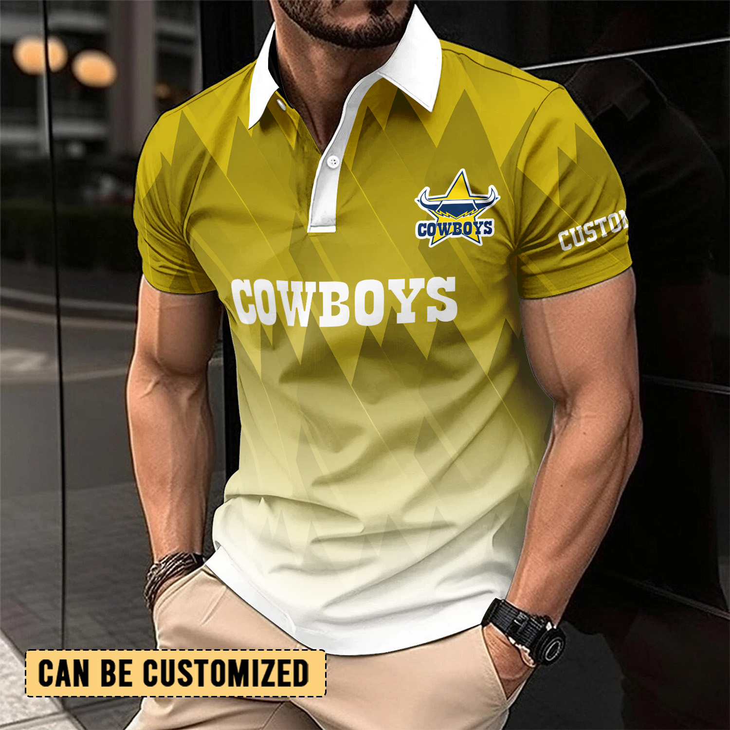 Auspiritmerch North Queensland Cowboys Personalized Polo Shirt Gift For Fans