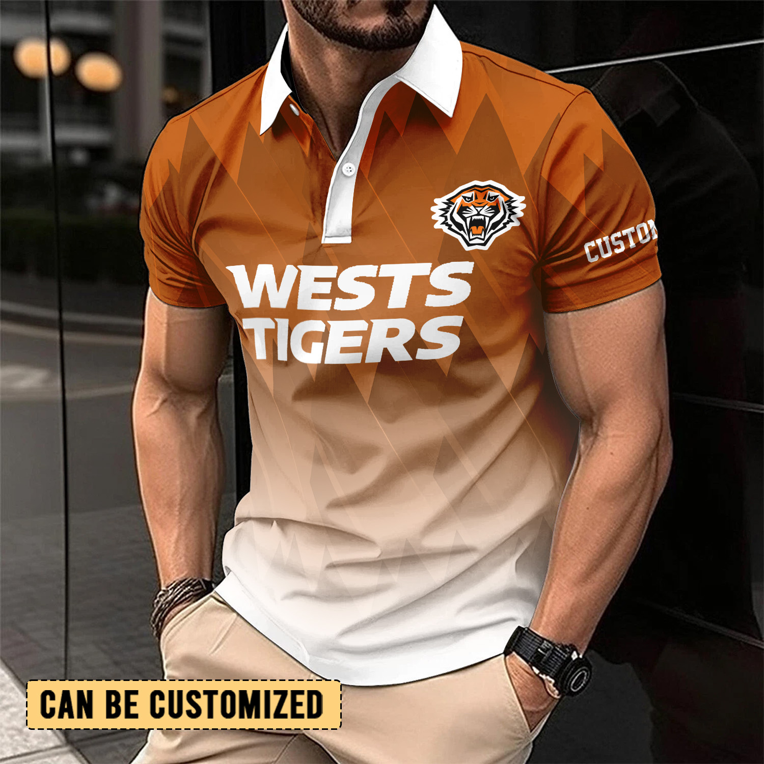 Auspiritmerch Wests Tigers Personalized Polo Shirt Gift For Fans