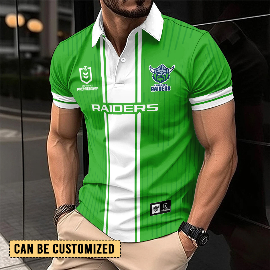 Auspiritmerch Canberra Raiders Personalized Polo Shirt Gift For Fans