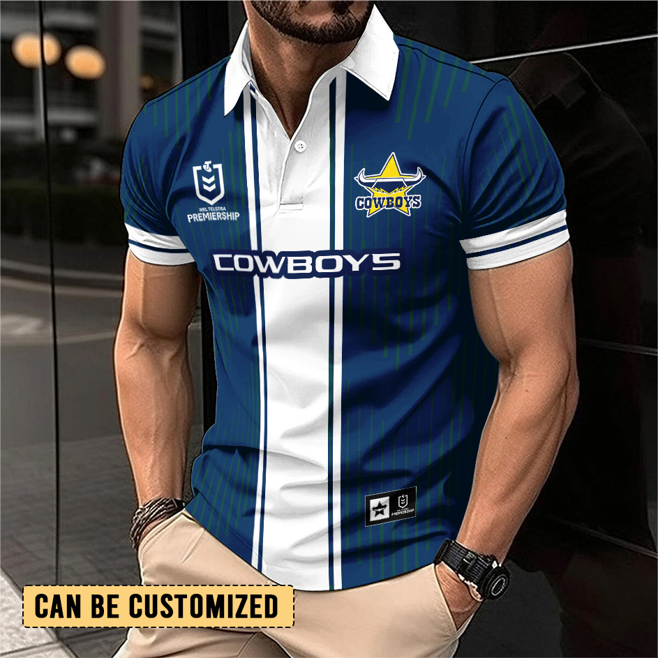 Auspiritmerch North Queensland Cowboys Personalized Polo Shirt Gift For Fans