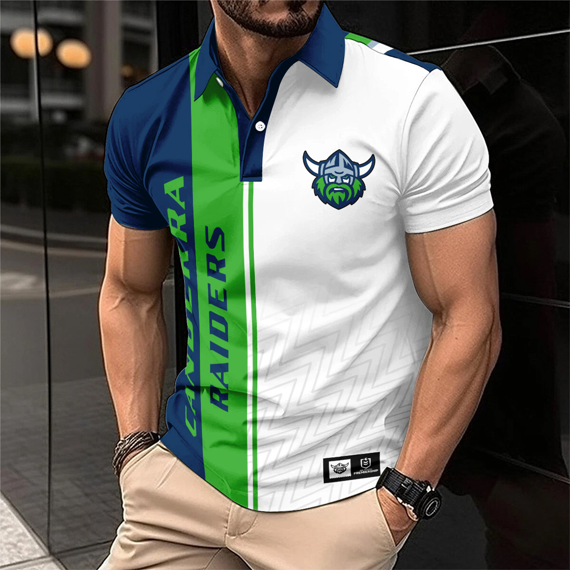 Auspiritmerch Canberra Raiders Personalized Polo Shirt Gift For Fans