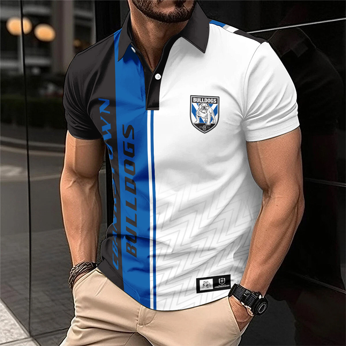 Auspiritmerch Canterbury-Bankstown Bulldogs Personalized Polo Shirt Gift For Fans