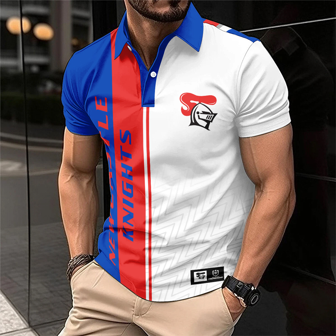 Auspiritmerch Newcastle Knights Personalized Polo Shirt Gift For Fans