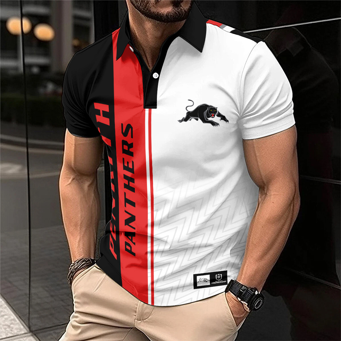Auspiritmerch Penrith Panthers Personalized Polo Shirt Gift For Fans