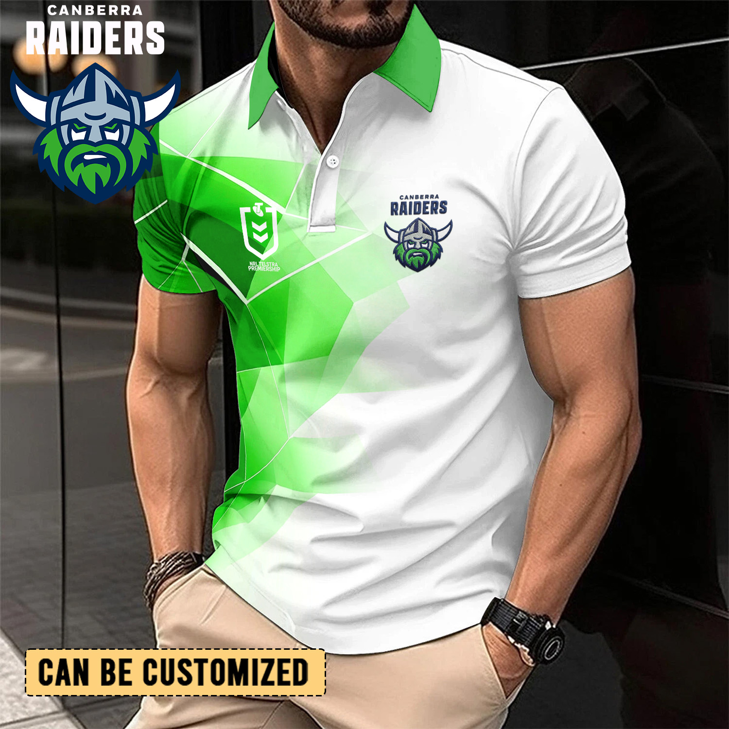Auspiritmerch Canberra Raiders Personalized Polo Shirt Gift For Fans