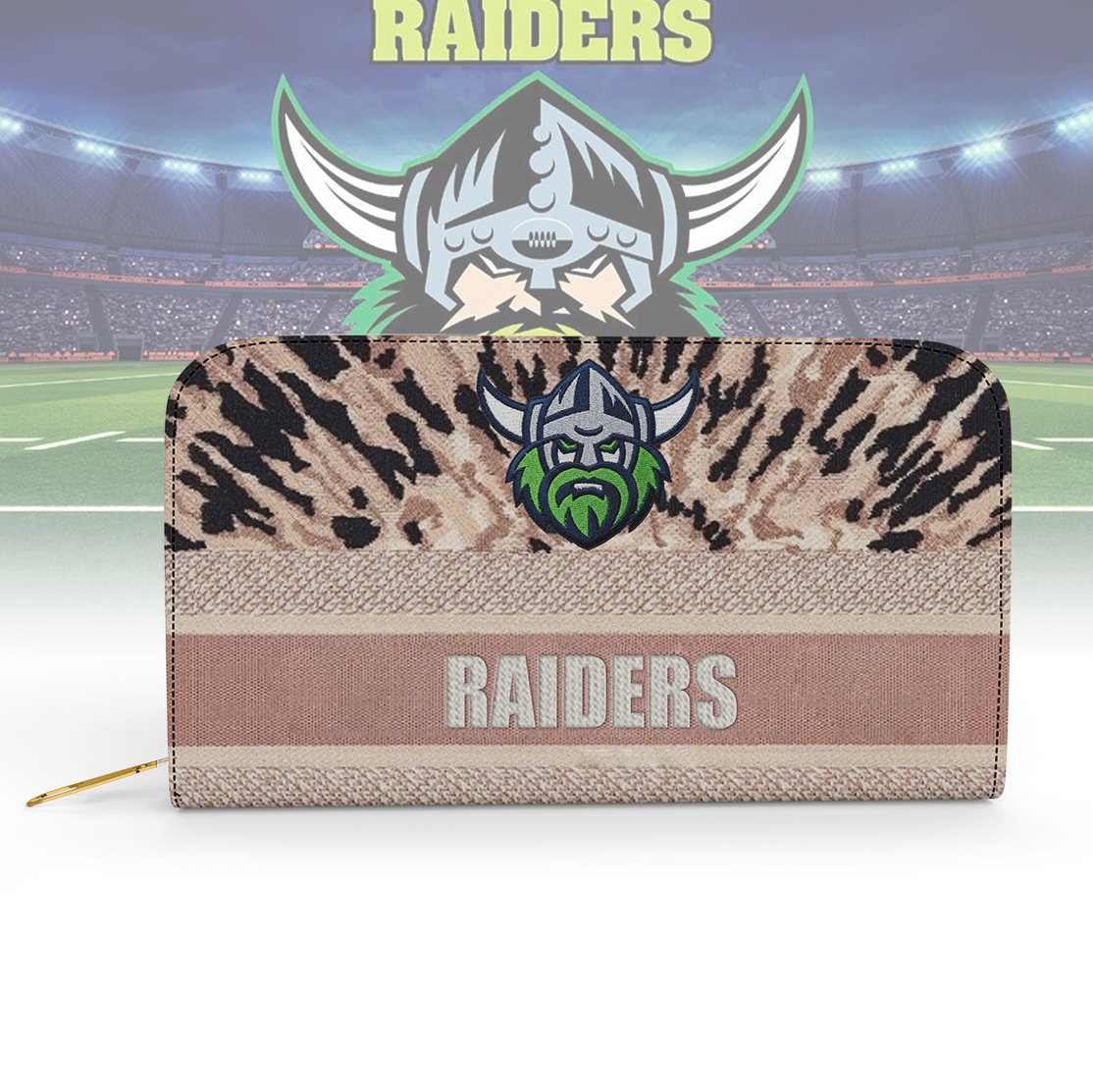 Auspiritmerch Canberra Raiders Personalized Clutch Purse Gift For Fans