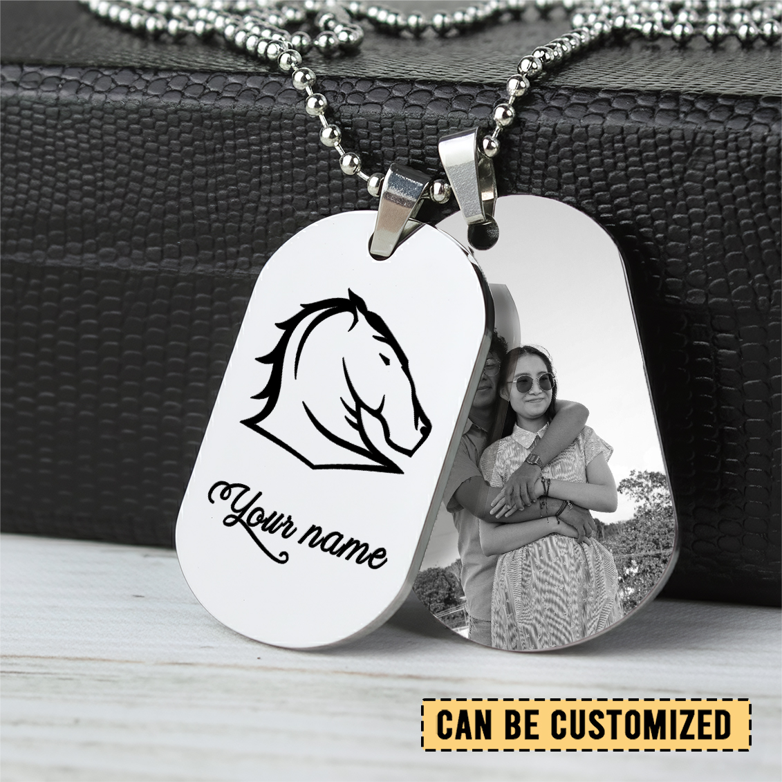 Auspiritmerch Brisbane Broncos Personalized Necklace Dog Tag For Fans