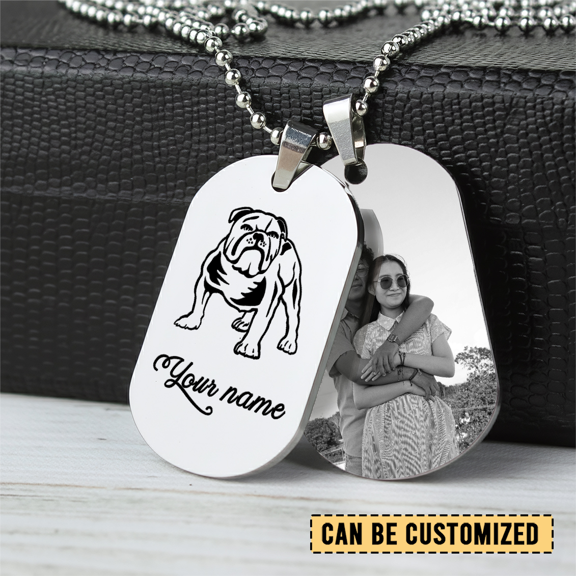 Auspiritmerch Canterbury-Bankstown Bulldogs Personalized Necklace Dog Tag For Fans