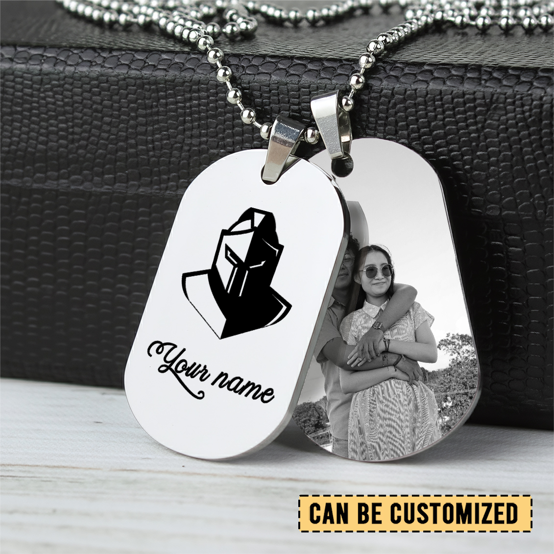 Auspiritmerch Gold Coast Titans Personalized Necklace Dog Tag For Fans