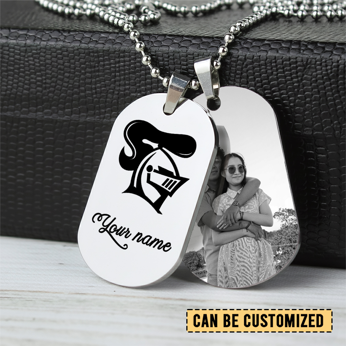 Auspiritmerch Newcastle Knights Personalized Necklace Dog Tag For Fans