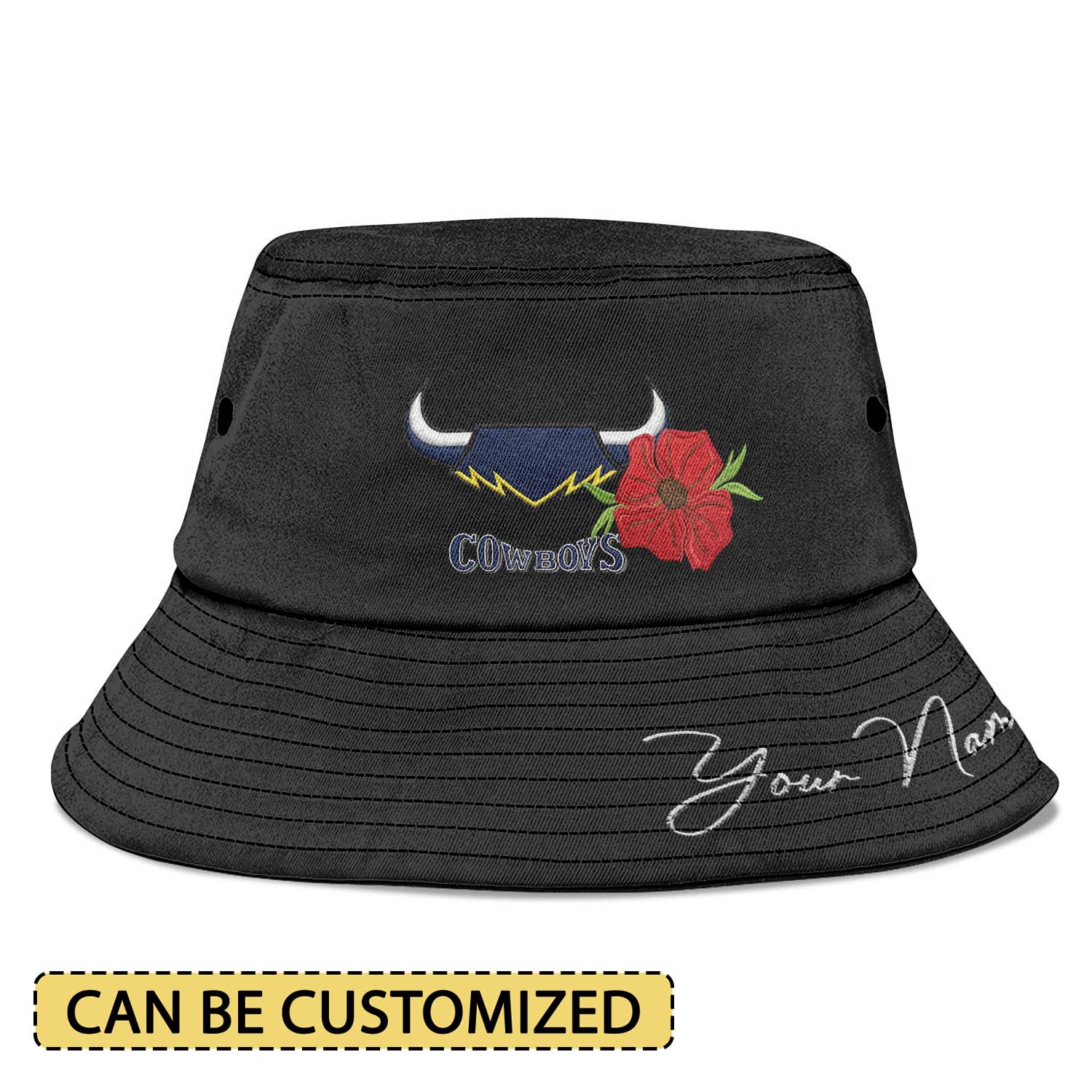 Auspiritmerch North Queensland Cowboys x Anzac Day Sports Personalized Embroidered Bucket Hat Gift For Fans
