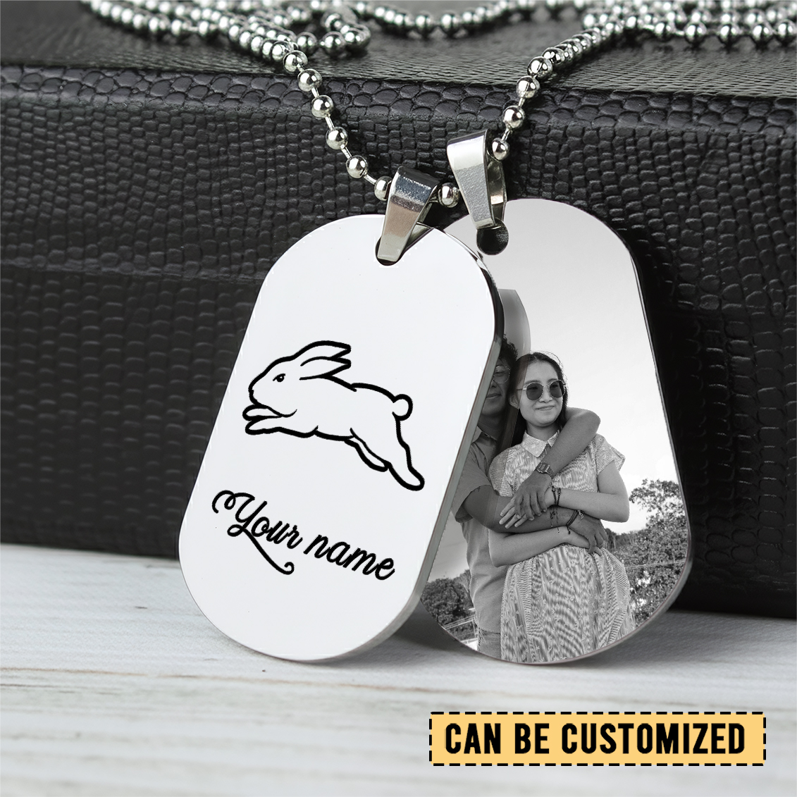 Auspiritmerch South Sydney Rabbitohs Personalized Necklace Dog Tag For Fans