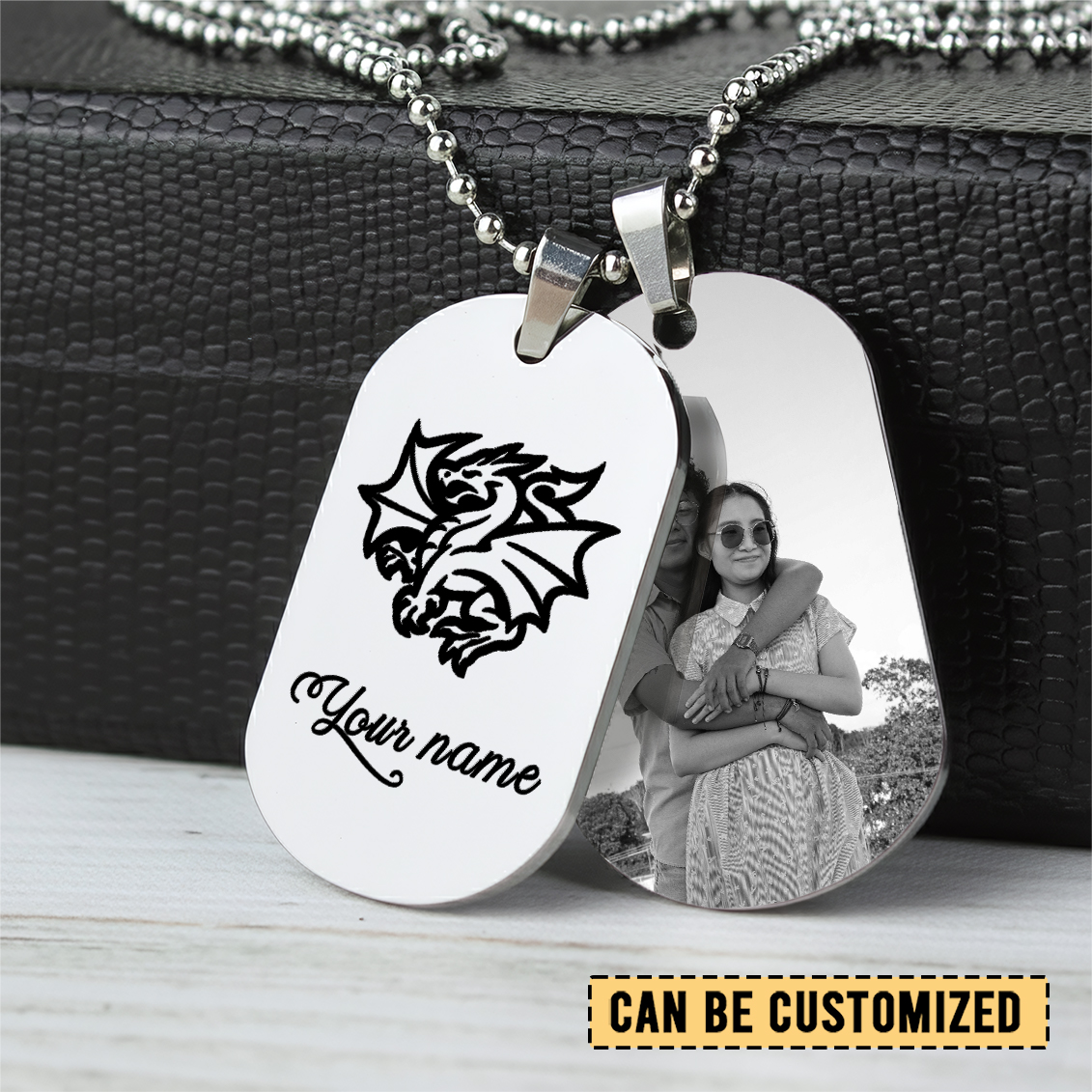 Auspiritmerch St. George Illawarra Dragons Personalized Necklace Dog Tag For Fans