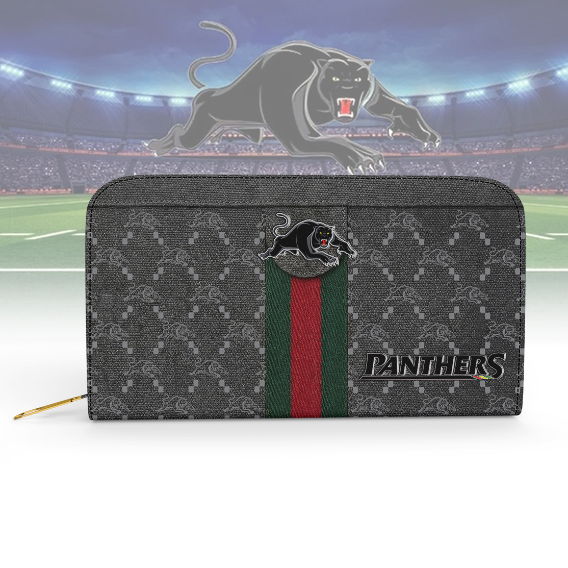 Auspiritmerch Penrith Panthers Personalized Clutch Purse Gift For Fans