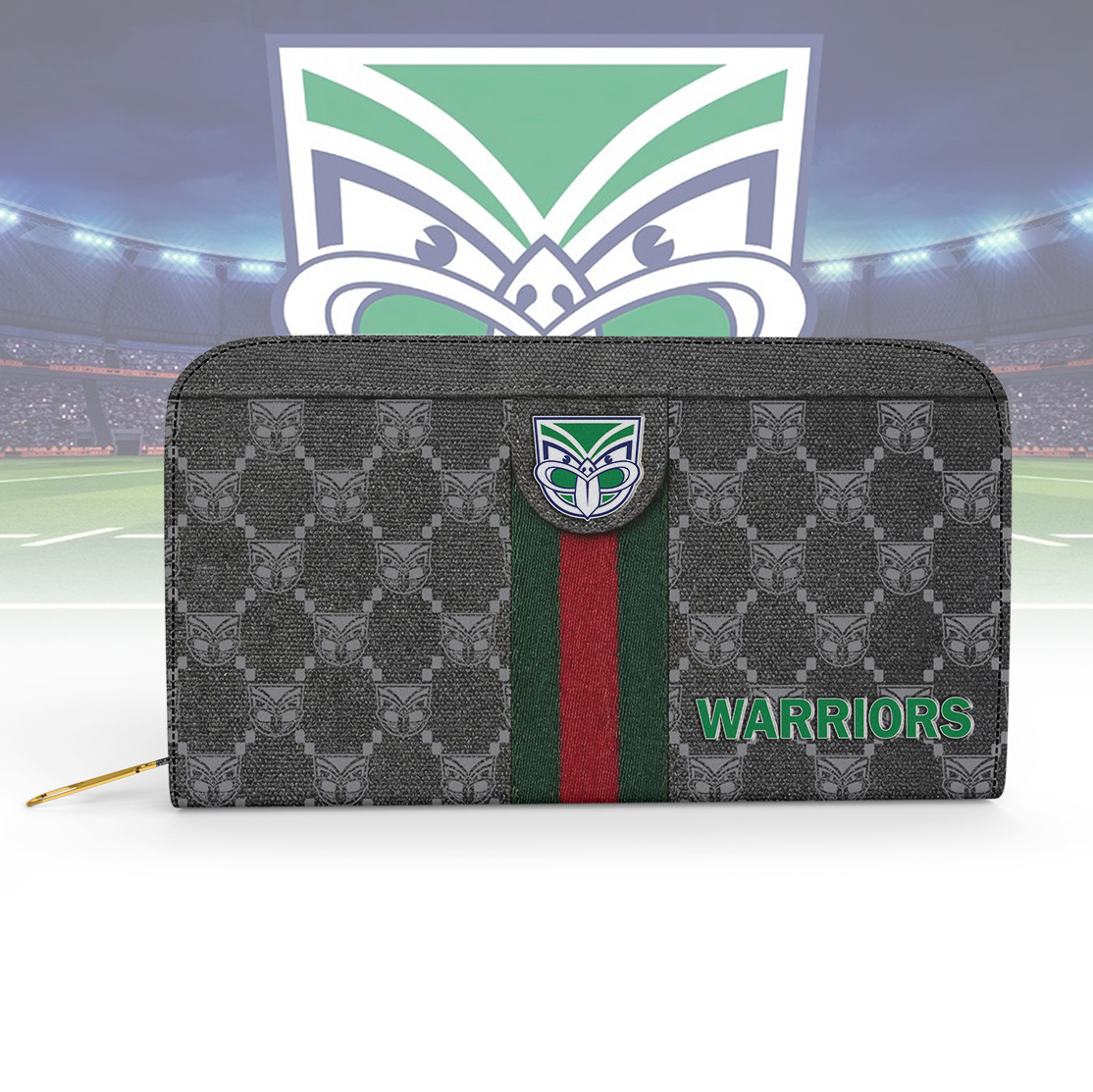 Auspiritmerch New Zealand Warriors Personalized Clutch Purse Gift For Fans