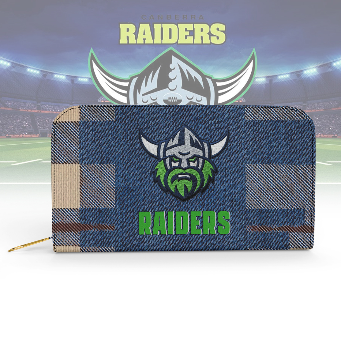 Auspiritmerch Canberra Raiders Personalized Clutch Purse Gift For Fans