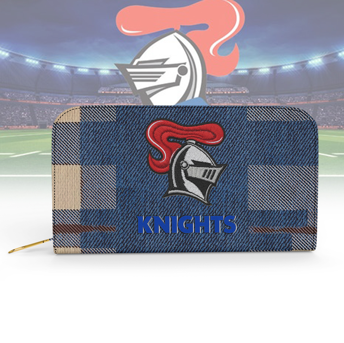 Auspiritmerch Newcastle Knights Personalized Clutch Purse Gift For Fans