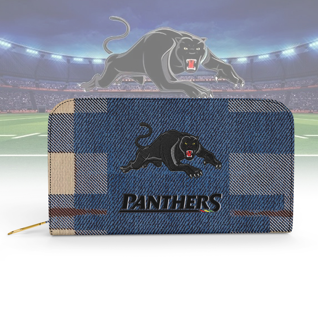 Auspiritmerch Penrith Panthers Personalized Clutch Purse Gift For Fans