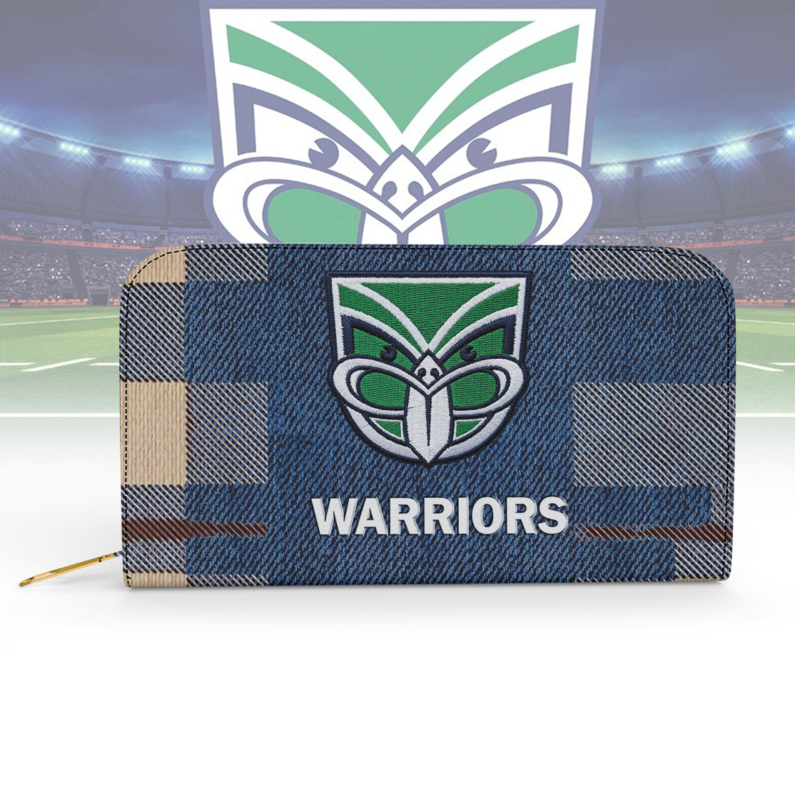 Auspiritmerch New Zealand Warriors Personalized Clutch Purse Gift For Fans
