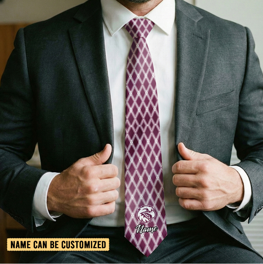 Auspiritmerch Manly Warringah Sea Eagles Personalized Necktie Gifts For Fans