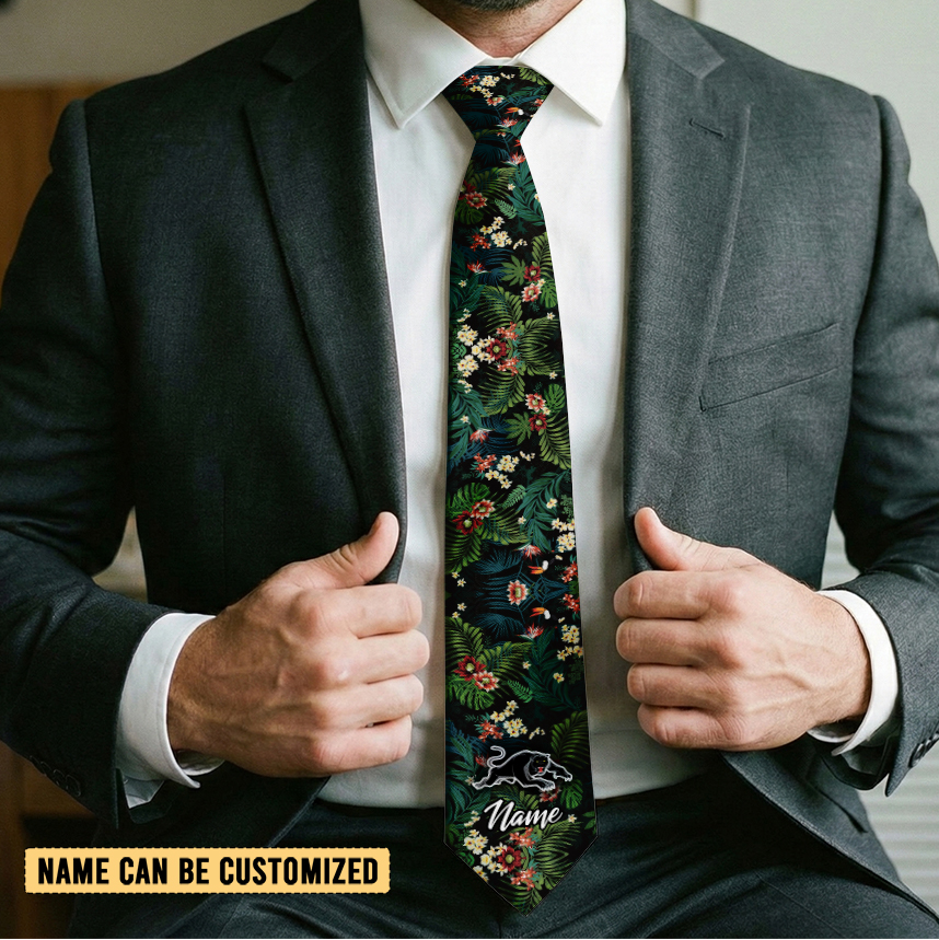 Auspiritmerch Penrith Panthers Personalized Necktie Gifts For Fans