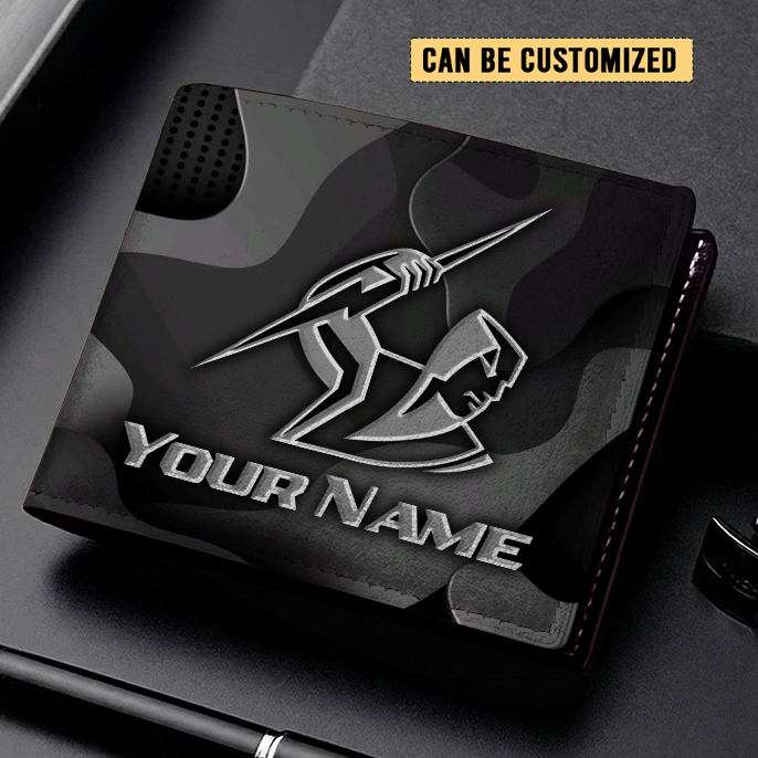 Auspiritmerch Melbourne Storm Personalized Leather Wallet Gift For Fans