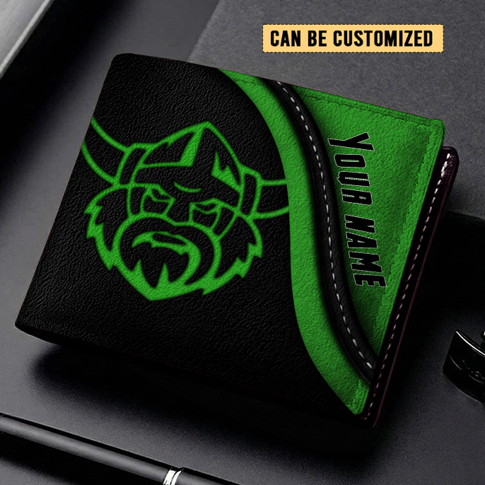 Auspiritmerch Canberra Raiders Personalized Leather Wallet Gift For Fans