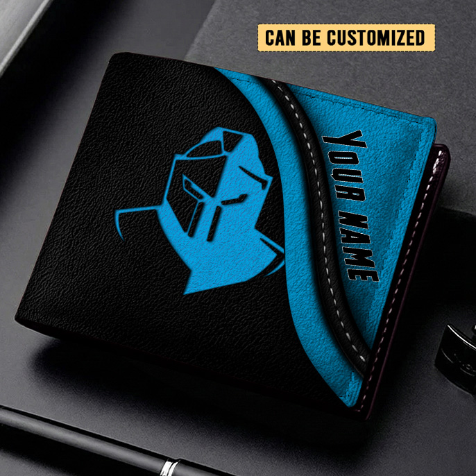 Auspiritmerch Gold Coast Titans Personalized Leather Wallet Gift For Fans