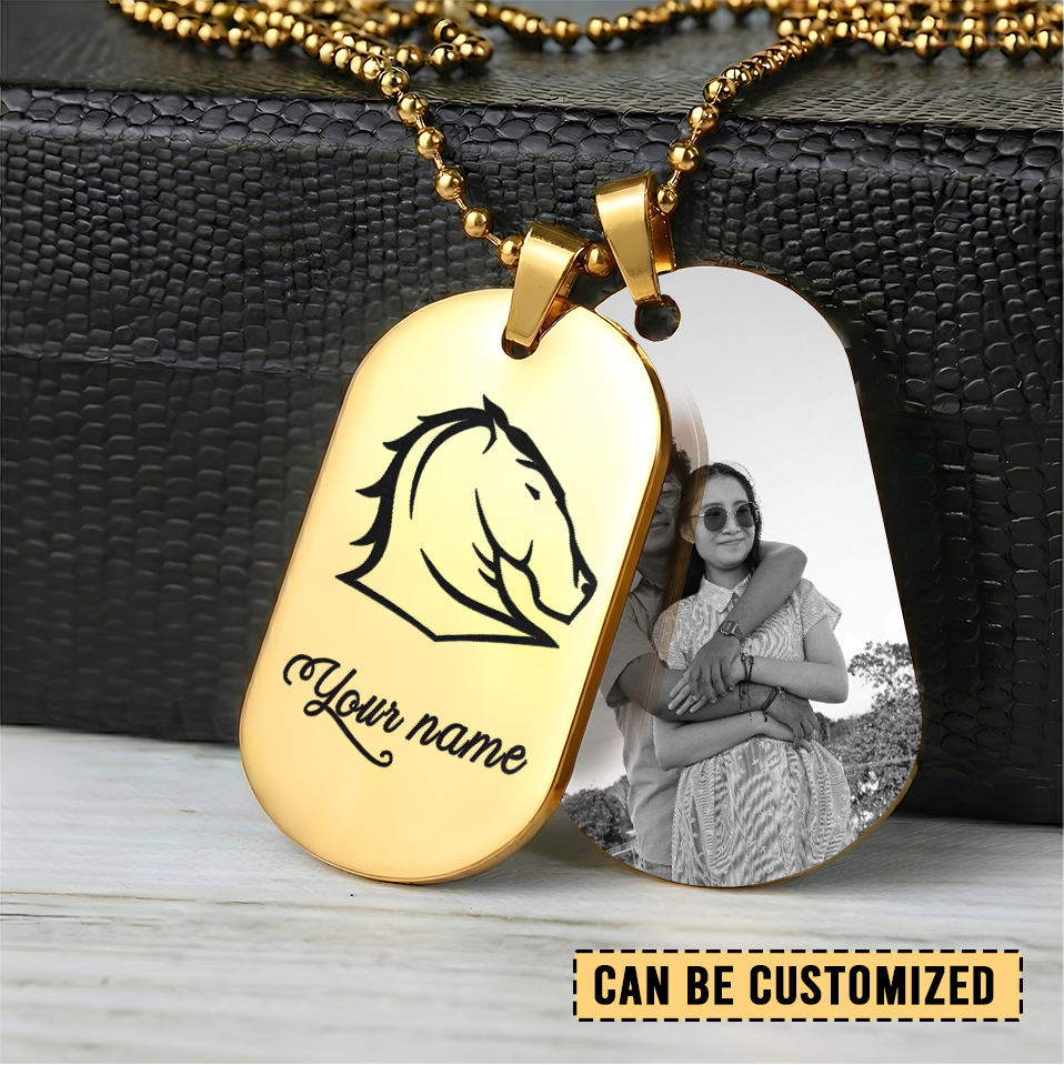 Auspiritmerch Brisbane Broncos Personalized Necklace Dog Tag For Fans