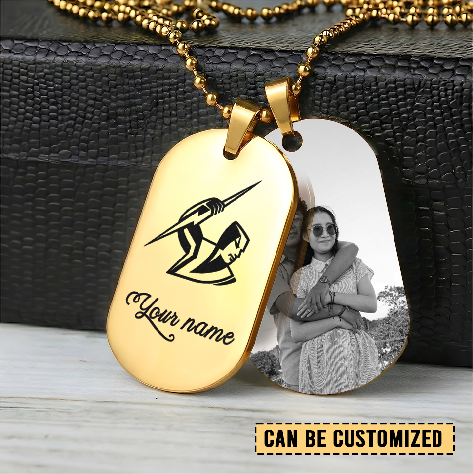 Auspiritmerch Melbourne Storm Personalized Necklace Dog Tag For Fans