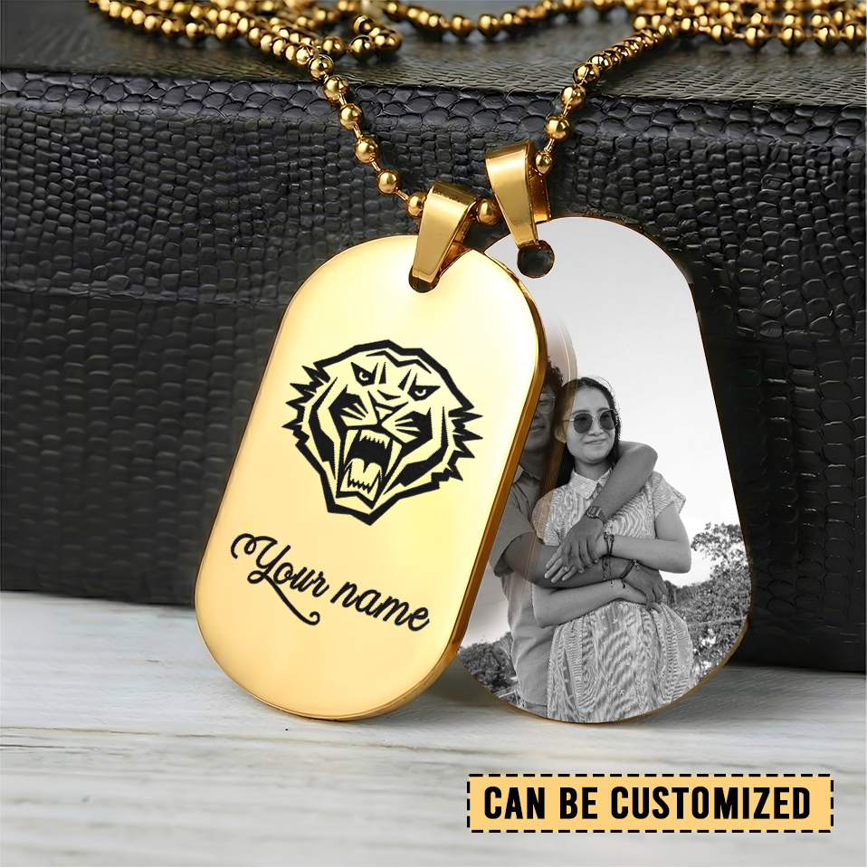 Auspiritmerch Wests Tigers Personalized Necklace Dog Tag For Fans