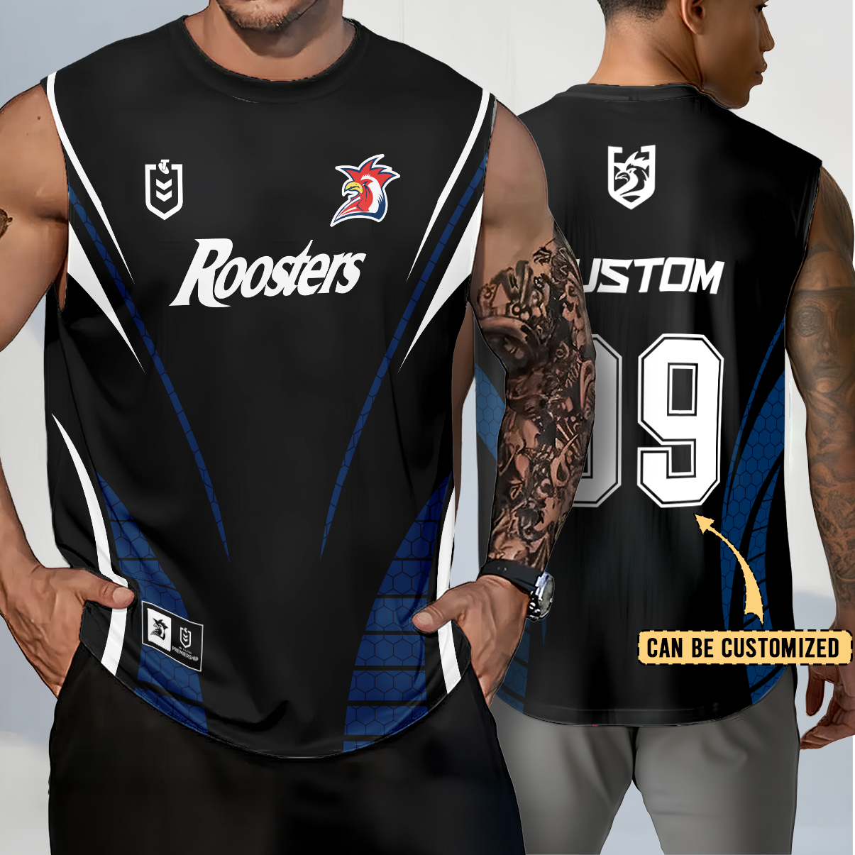 Auspiritmerch Sydney Roosters Personalized Tank Top Gift For Fans