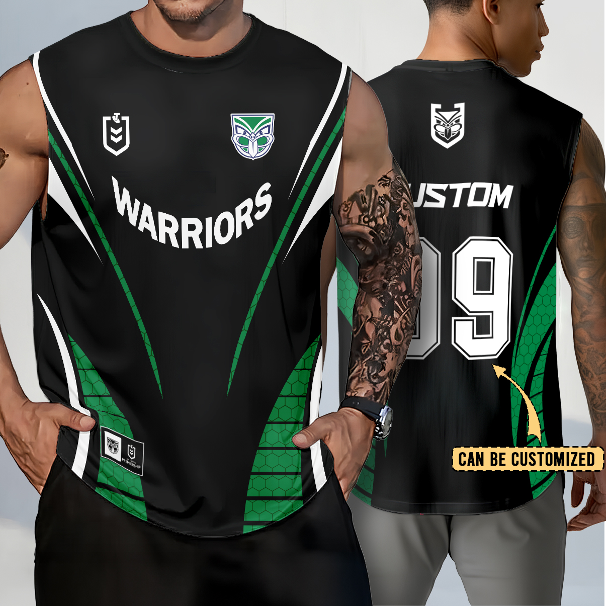 Auspiritmerch New Zealand Warriors Personalized Tank Top Gift For Fans