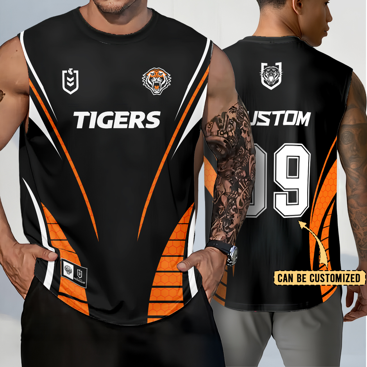 Auspiritmerch Wests Tigers Personalized Tank Top Gift For Fans