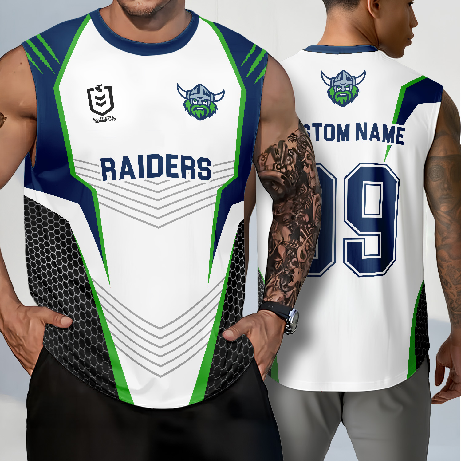 Auspiritmerch Canberra Raiders Personalized Tank Top Gift For Fans