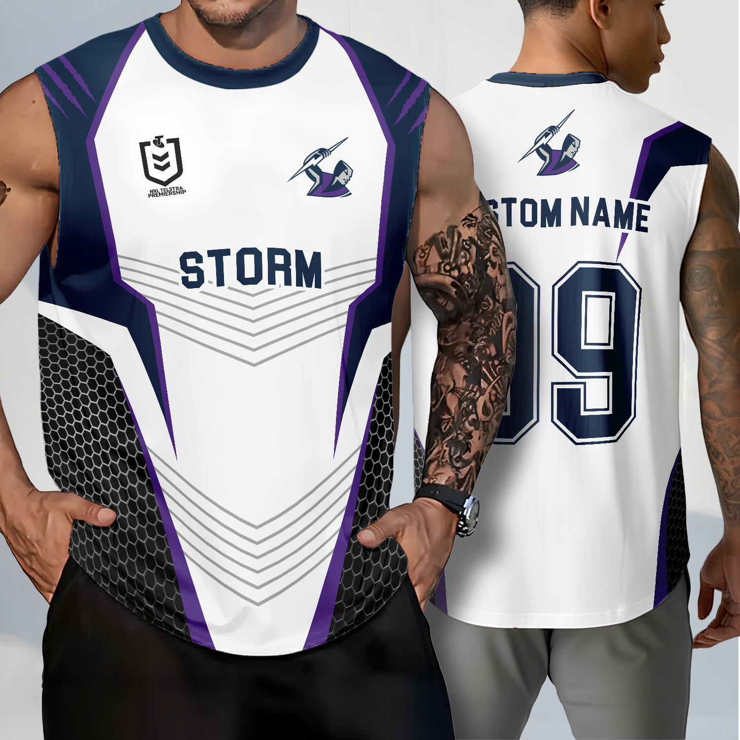 Auspiritmerch Melbourne Storm Personalized Tank Top Gift For Fans