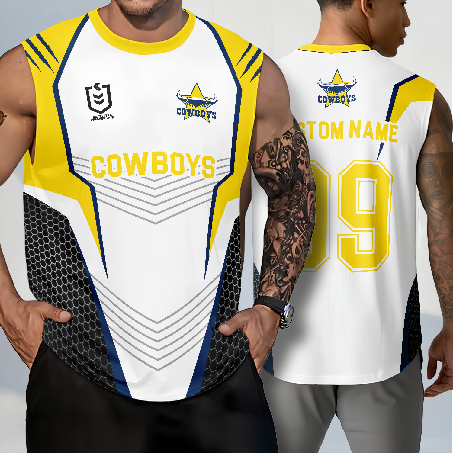 Auspiritmerch North Queensland Cowboys Personalized Tank Top Gift For Fans