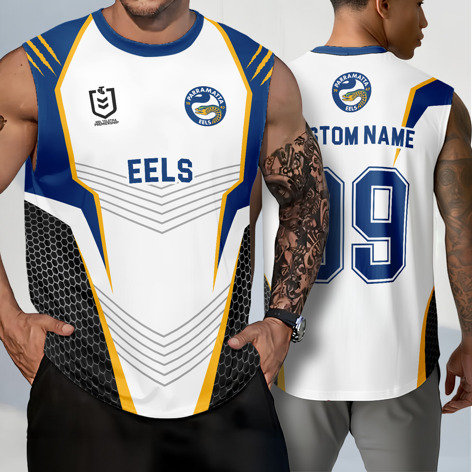 Auspiritmerch Parramatta Eels Personalized Tank Top Gift For Fans