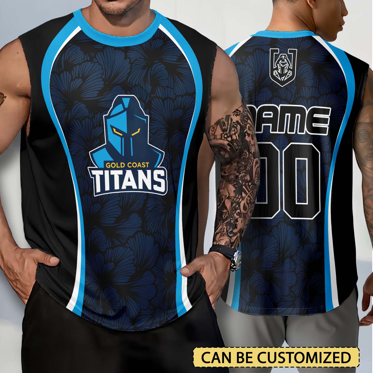 Auspiritmerch Gold Coast Titans Personalized Tank Top Gift For Fans