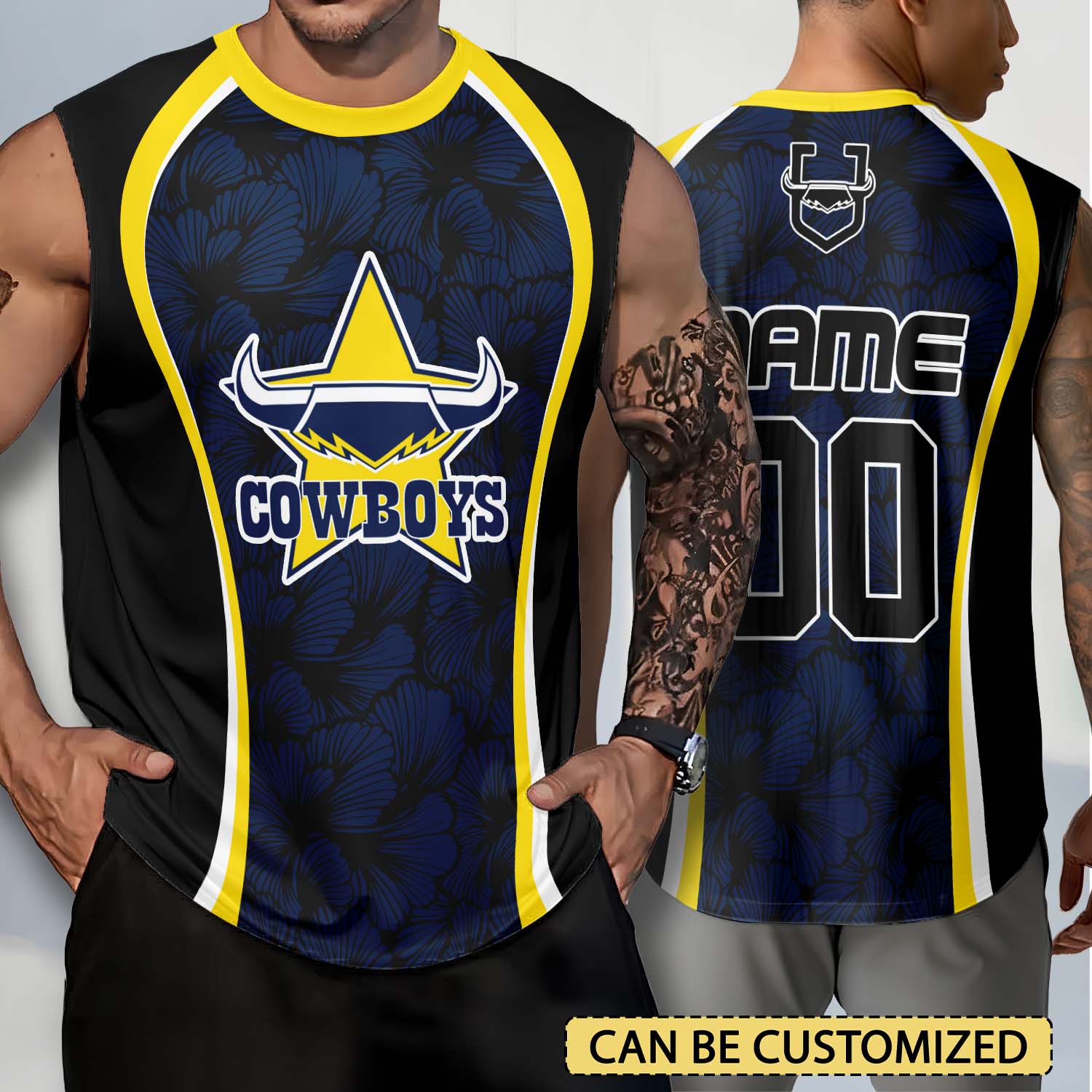 Auspiritmerch North Queensland Cowboys Personalized Tank Top Gift For Fans