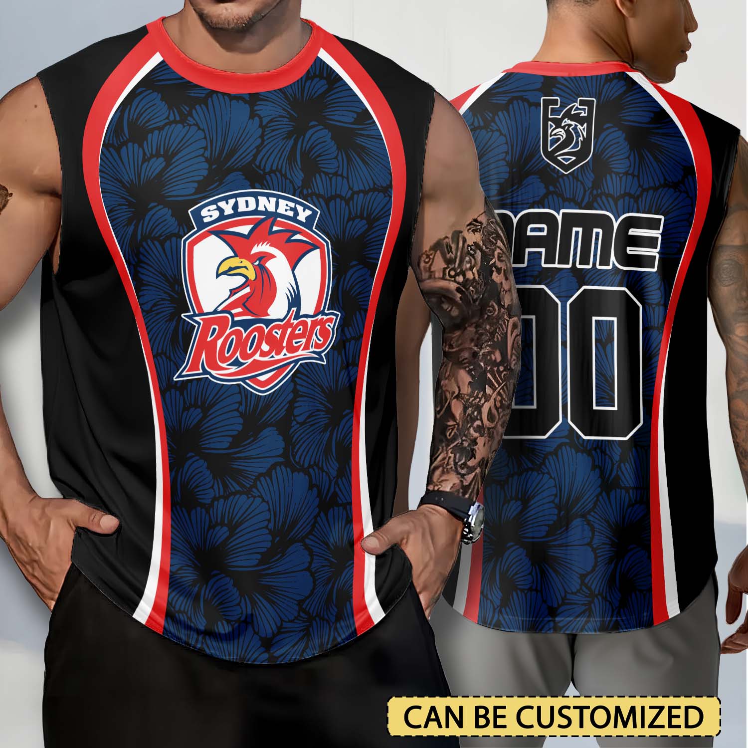 Auspiritmerch Sydney Roosters Personalized Tank Top Gift For Fans