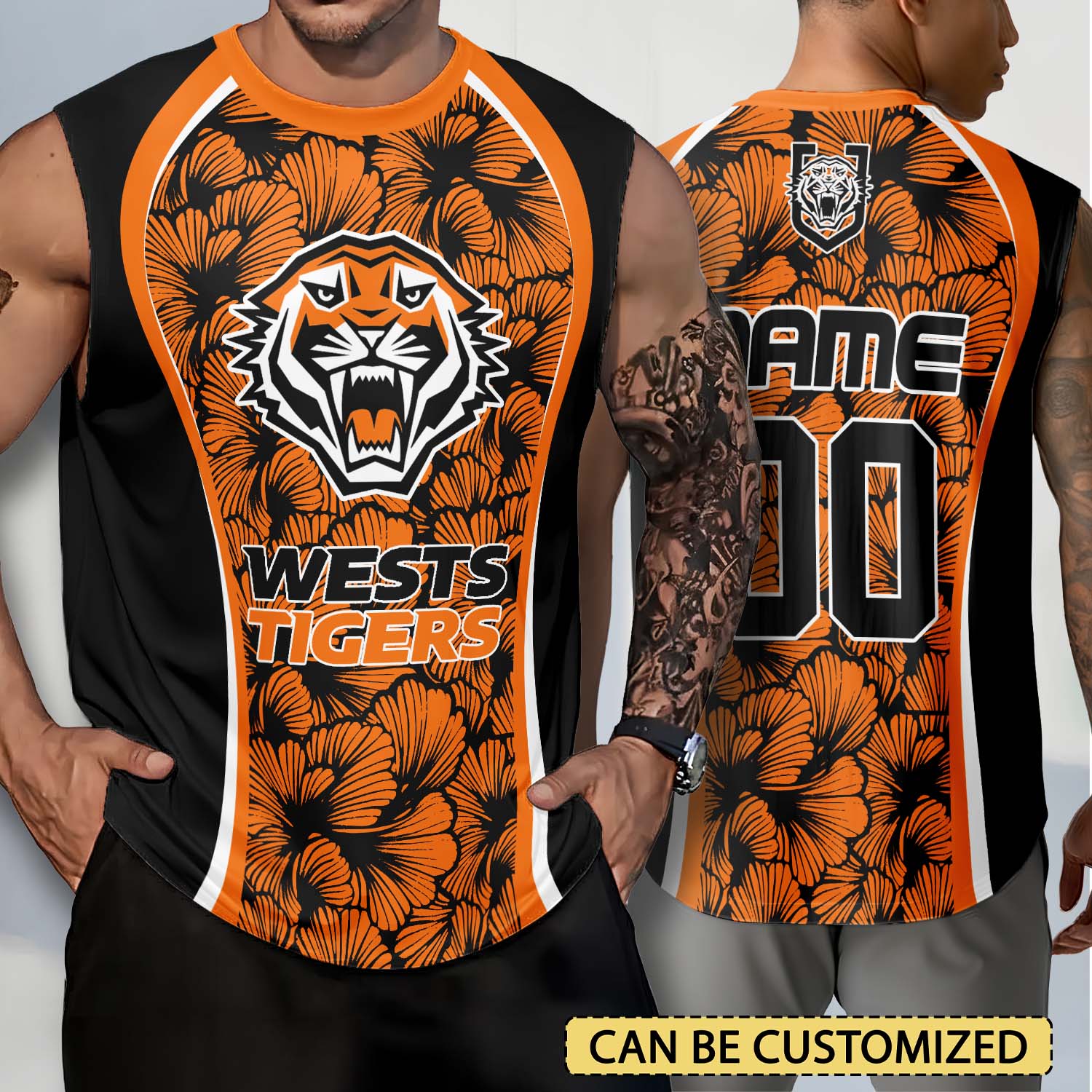 Auspiritmerch Wests Tigers Personalized Tank Top Gift For Fans