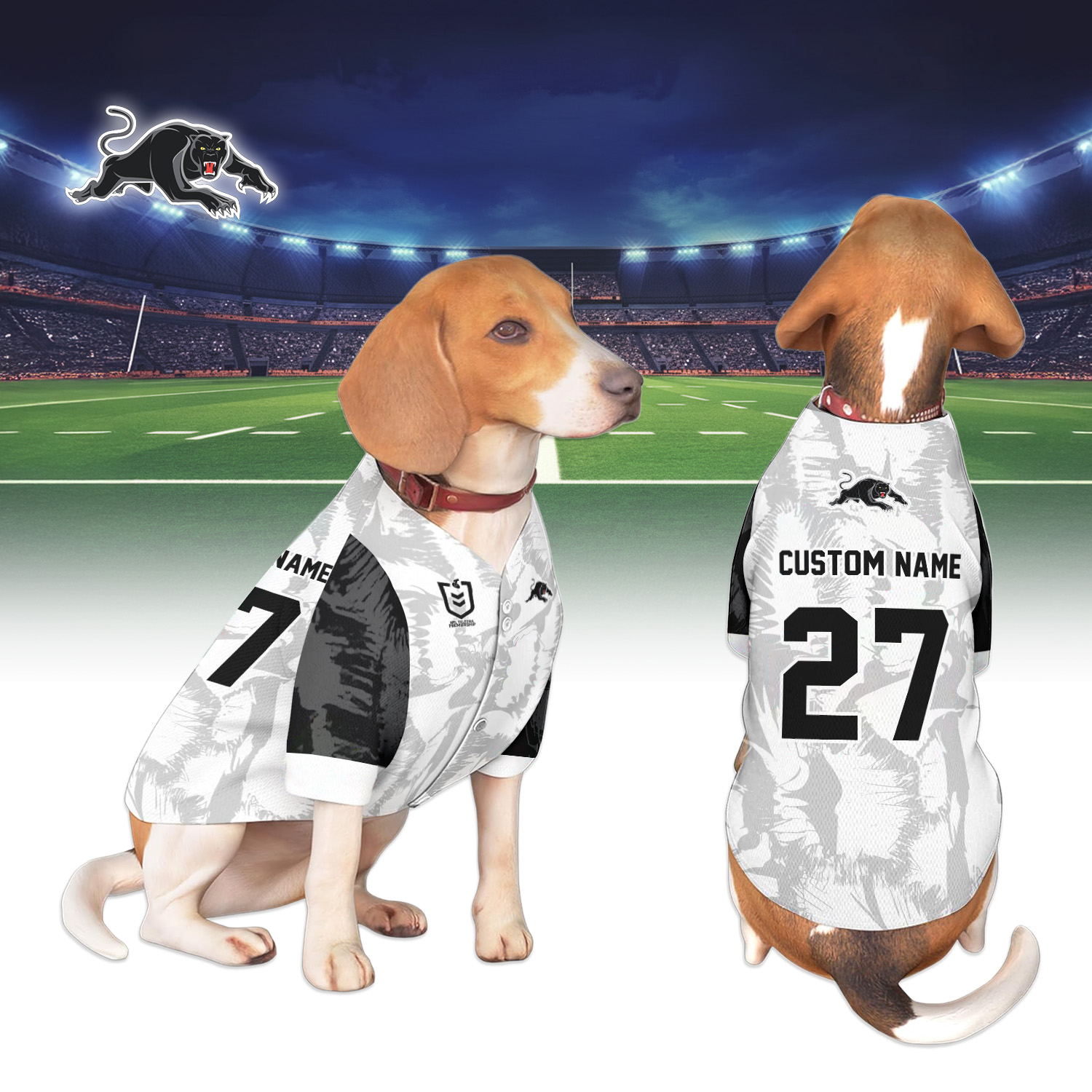 Auspiritmerch Penrith Panthers Personalized Pet Baseball Jersey Gift For Fans