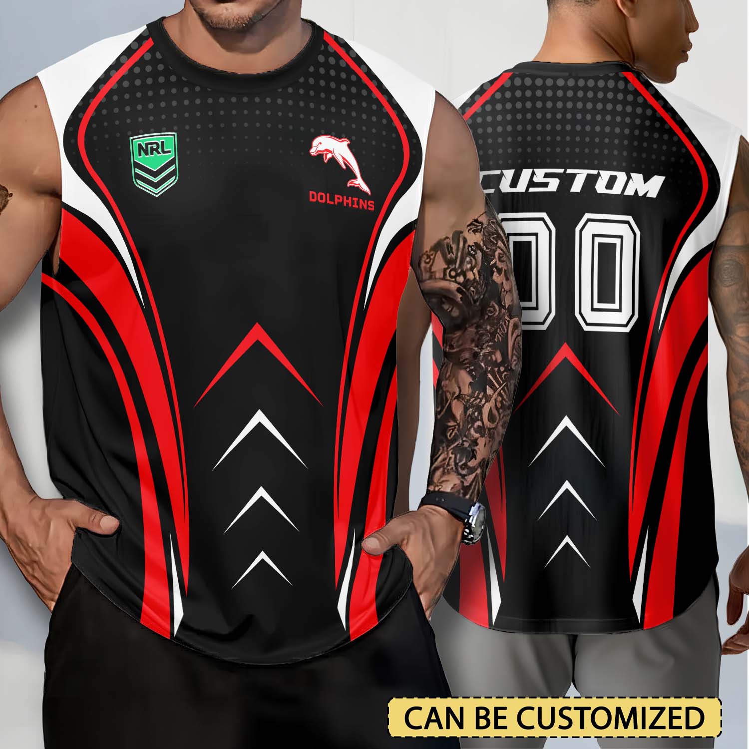 Auspiritmerch Dolphins Personalized Tank Top Gift For Fans