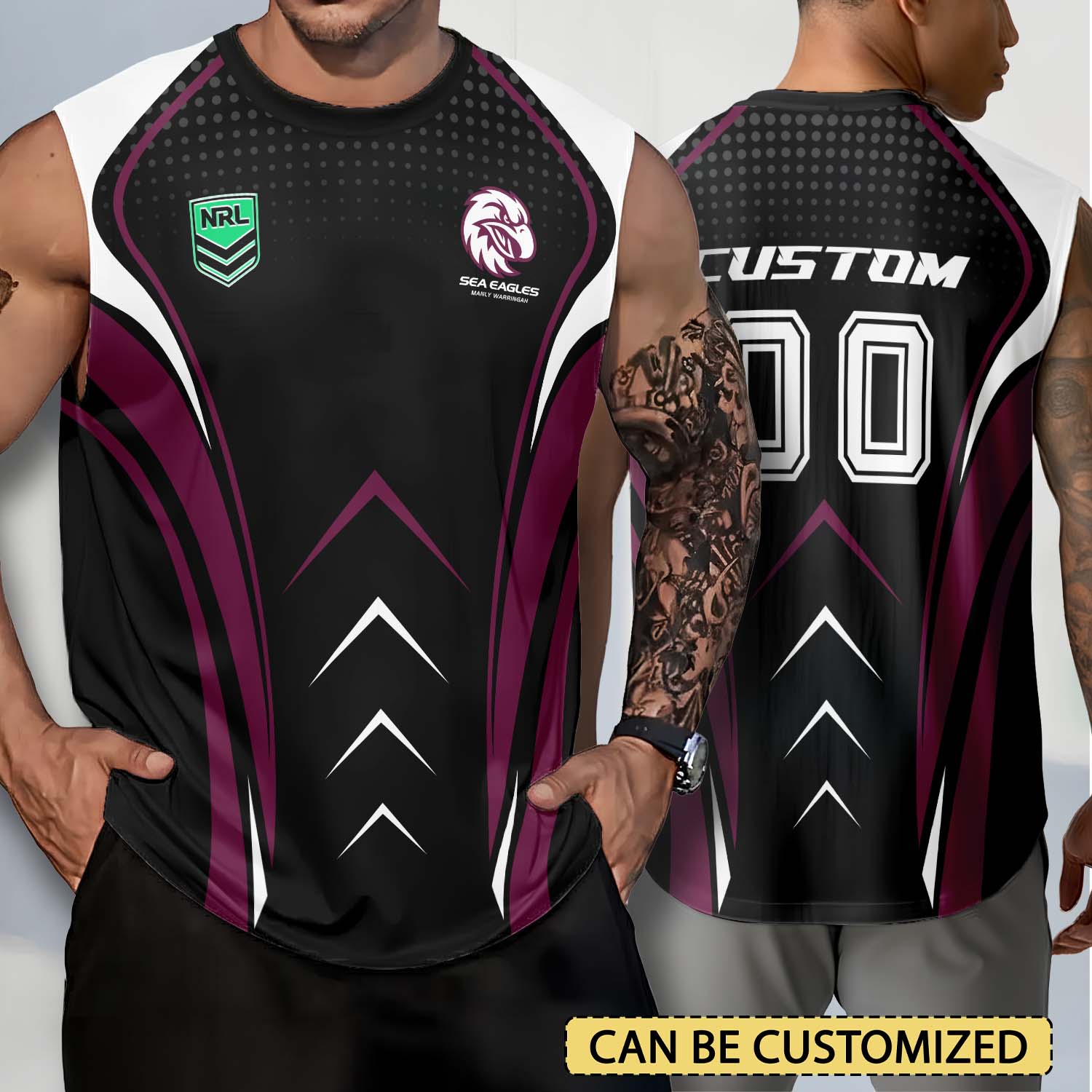 Auspiritmerch Manly Warringah Sea Eagles Personalized Tank Top Gift For Fans
