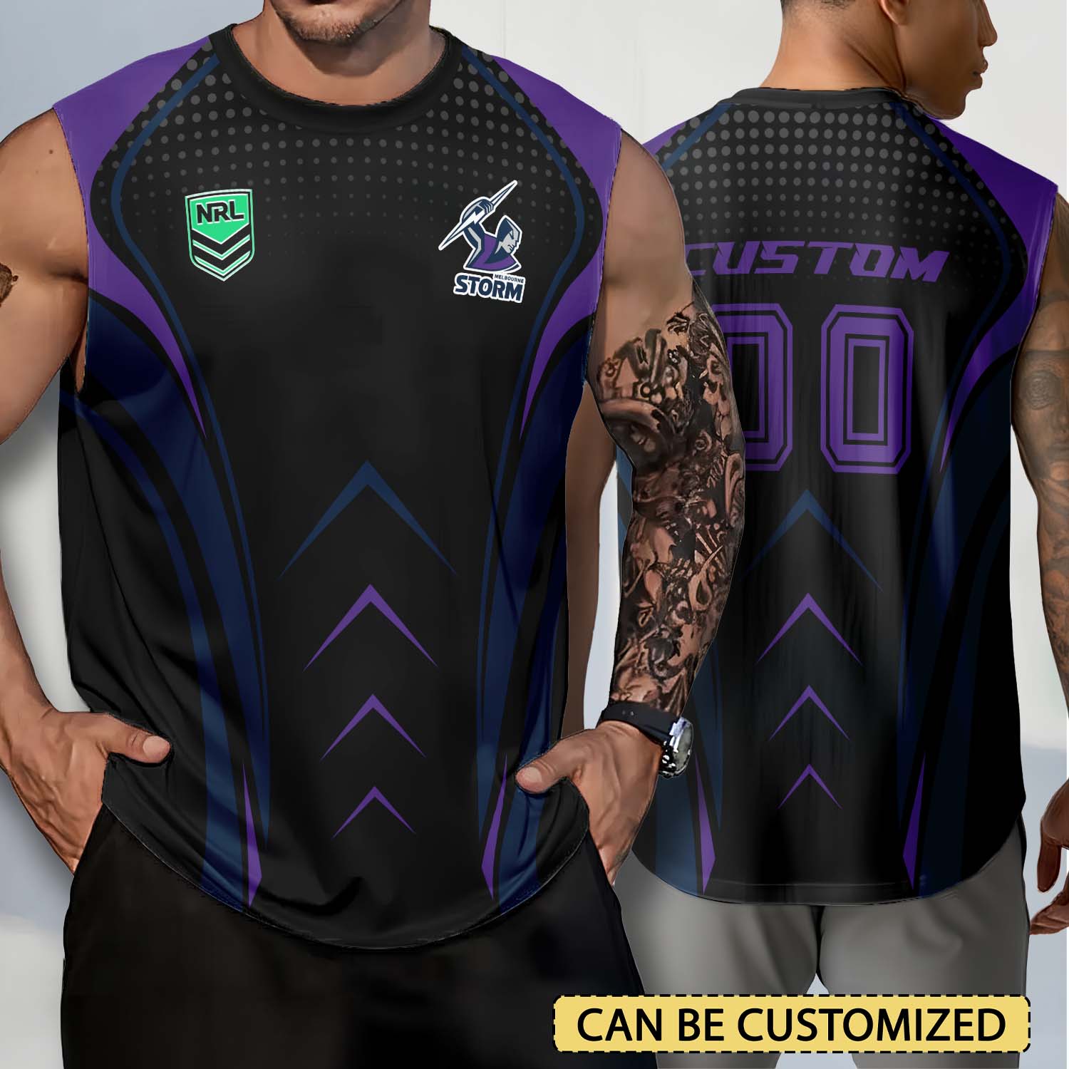 Auspiritmerch Melbourne Storm Personalized Tank Top Gift For Fans