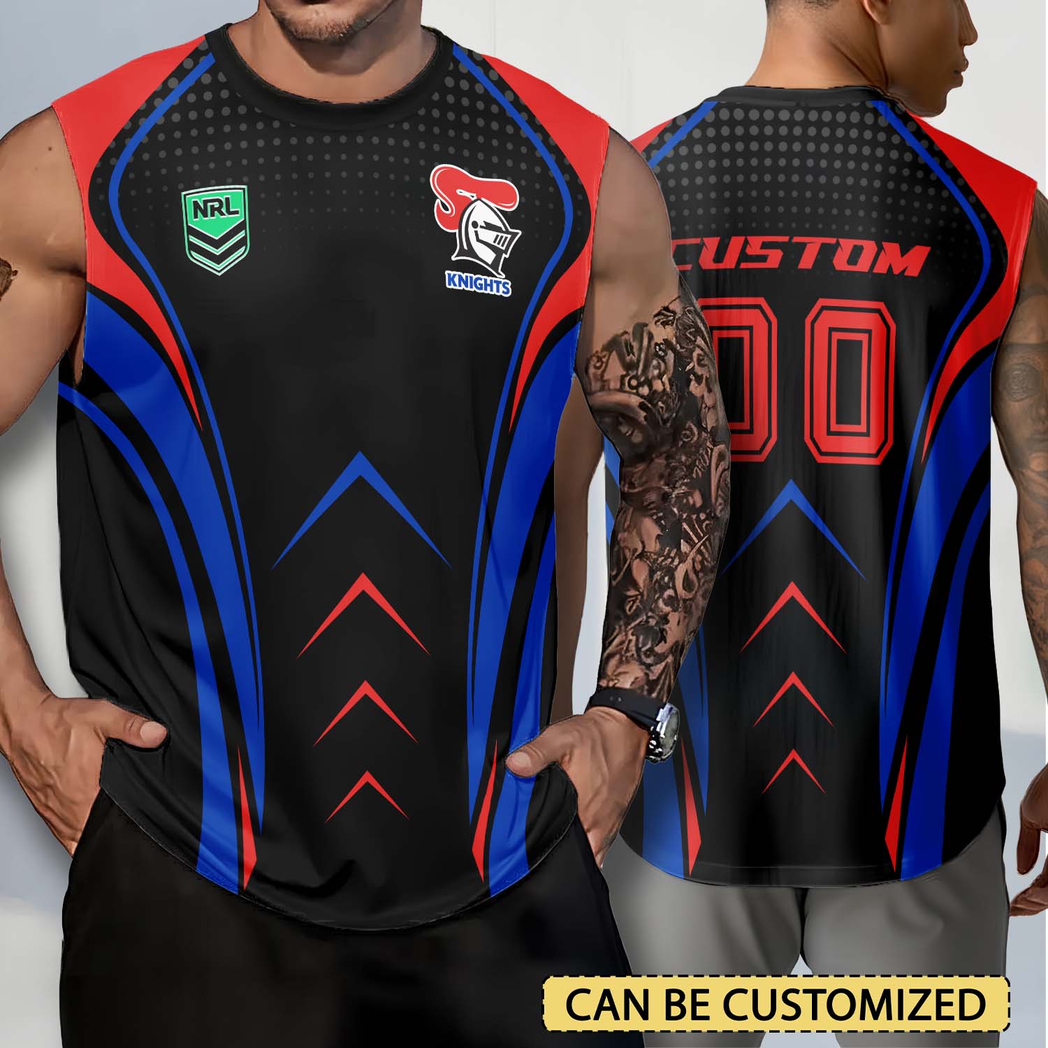 Auspiritmerch Newcastle Knights Personalized Tank Top Gift For Fans