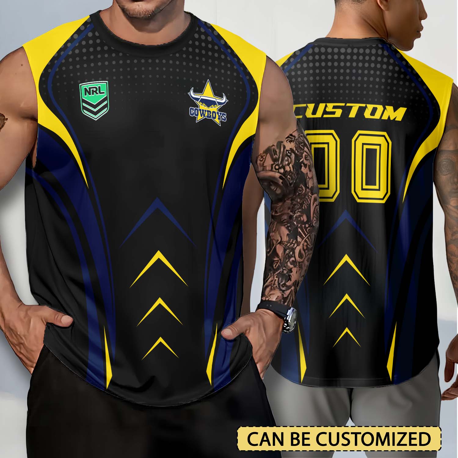 Auspiritmerch North Queensland Cowboys Personalized Tank Top Gift For Fans