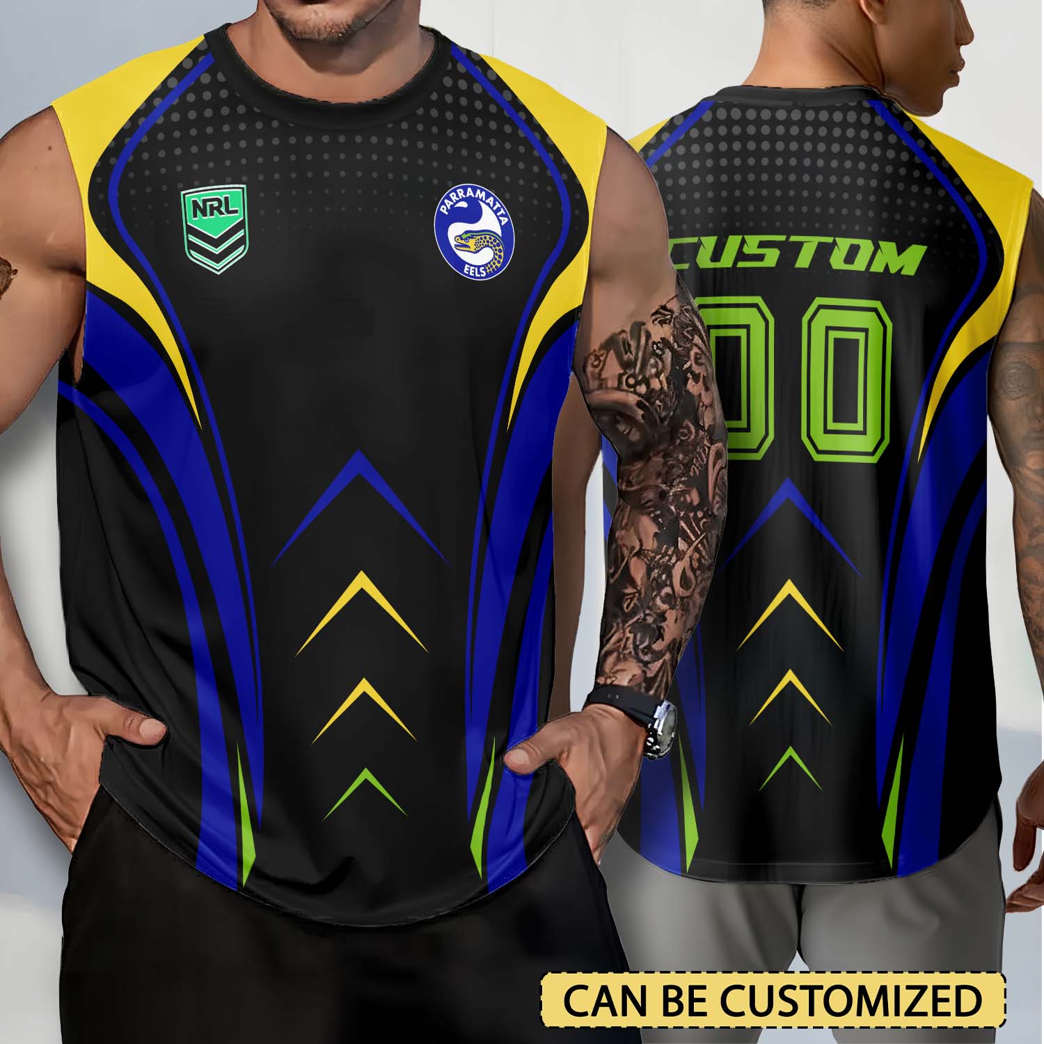 Auspiritmerch Parramatta Eels Personalized Tank Top Gift For Fans